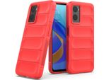 Custodia Oppo A36, Custodia Protettiva In Silicone Tpu Morbido Antiurto Per Oppo A36 4G/A76 4G/Realme 9I Rosso