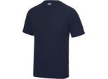 Just Cool JC001 | Cool T-Shirt +Wrap Certified +Uv Sun Protection 30 - Colore: French Navy - Taglia: M