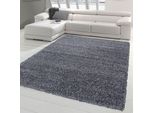Tappeto In Vaporoso Shaggy Color Antracite - 160 X 230 Cm