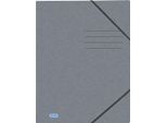 Cartella Angolare Top File+ A4 3 Lembi Grigio Confezione Da 10