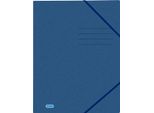 Cartella Angolare Topfile+ A4 3 Lembi Blu Scuro Confezione Da 10 Pz