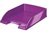 Vassoio Per Lettere Wow A4 Plastica Viola Confezione Da 5