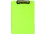 Tavoletta Per Scrivere A4 In Plastica Con Clip Verde Trasparente Confezione Da 12