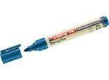 Pennarello Per Lavagna Bianca Edding 28 Ecoline Ricaricabile 1,5-3 Mm Blu Confezione Da 10