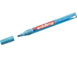 Pennarello Lucido Edding 751 Azzurro Metallizzato Confezione Da 10 Pz