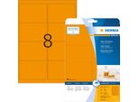 Etichette Arancione Neon 99,1X67,7 Mm Speciale A4 Lasercopy 160 Pezzi Confezione Da 32 Pezzi