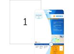 Etichette Pellicola Trasparente 210X297Mm Speciale A4 Lasercopy Pu=32X10 Pezzi