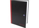 Libro Da Visita Black 'N Red A4 96 Fogli 90 Gsm Foderati Confezione Da 5