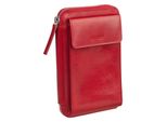 Leonhard Heyden Borsa Per Cellulare Borsa A Tracolla Cambridge Mobile Crossbody Rot Rosso Scuro