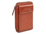 Leonhard Heyden Borsa Per Cellulare Borsa A Tracolla Cambridge Mobile Crossbody Cognac Marrone