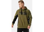 Felpa Con Cappuccio Uomo Regular Fit Balmullo Olive/Black/White Xxl Lonsdale