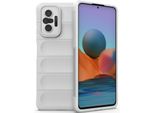 Custodia Redmi Note 10 Pro, Custodia Protettiva Antiscivolo In Silicone Tpu Morbido Per Xiaomi Redmi Note 10 Pro/10 Pro Max Bianco