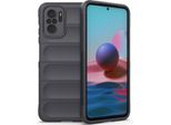 Custodia Redmi Note 10, Custodia Protettiva Antiscivolo In Silicone Tpu Morbido Per Xiaomi Redmi Note 10 4G/Note10S Grigio Scuro