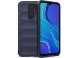 Custodia Redmi 9, Custodia Protettiva In Silicone Tpu Morbido Antiurto Per Xiaomi Redmi 9 Blu Scuro