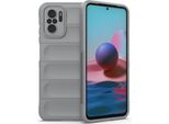 Custodia Redmi Note 10, Custodia Protettiva Antiscivolo In Silicone Tpu Morbido Per Xiaomi Redmi Note 10 4G/Note10S Grigio