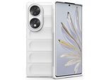 Honor 70 Custodia, Morbido Tpu Silicone Antiurto Antiscivolo Custodia Protettiva Per Honor 70 Bianco
