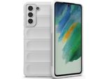 Custodia Galaxy S21 Fe 5G, Custodia Protettiva In Silicone Tpu Morbido Antiurto Per Samsung Galaxy S21 Fe 5G Bianco