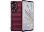 Honor 70 Custodia, Custodia Protettiva In Silicone Tpu Morbido Antiurto Per Honor 70 Borgogna