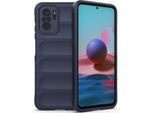 Custodia Redmi Note 10, Custodia Protettiva In Silicone Tpu Morbido Antiurto Per Xiaomi Redmi Note 10 4G/Note10S Blu Scuro