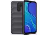 Custodia Redmi 9, Custodia Protettiva In Silicone Tpu Morbido Antiurto Per Xiaomi Redmi 9 Grigio Scuro