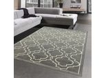 Tappeto Orientale Con Splendidi Motivi | Per Interni Ed Esterni | In Antracite Dimensioni - 120 X 170 Cm