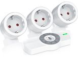 Set Di Prese Radiocomandate Bearware Per Uso Interno 3X Prese Radiocomandate + Telecomando / Max. 25M