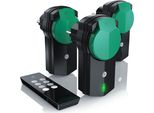 Set Di Prese Radiocomandate Da Esterno Bearware Con Telecomando - 3X Prese Radiocomandate Da Esterno