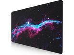 Mousepad Da Gioco Titanwolf, Xxxl Speed Mousepad 1200 X 600 Mm, Velocità E Precisione, Galaxie Speed