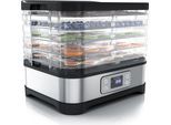 Arendo Disidratatore Con 5 Ripiani, Disidratatore Elettrico Da 260 W Per Frutta, Verdura, Carne, Disidratatore In Acciaio Inox Con Display, Timer E Controllo Della Temperatura (35-70°), Senza Bpa