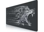 Tappetino Per Mouse Da Gioco Titanwolf Xxl, 900 X 400 X 3 Mm, Tappetino Da Tavolo, Lavabile, Retro Antiscivolo, Velocità E Precisione, Nero