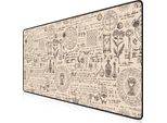 Tappetino Per Mouse Da Gioco Titanwolf Xxl, 900 X 400 X 3 Mm, Tappetino Da Scrivania, Lavabile, Retro Antiscivolo, Velocità E Precisione, Alchemy
