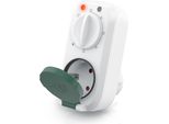 Csl Timer Conto Alla Rovescia Per Esterni Con Interruttore Crepuscolare - Timer Con Cappuccio Di Protezione