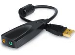 Scheda Audio Esterna Usb Aplic, Virtual 7.1 Surround, Compatibile Con Windows 10 E Mac Os X