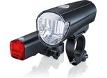 Set Di Luci Per Bicicletta Aplic A Led, Luce Per Bicicletta, Luce Anteriore, Luce Posteriore, Luce Per Bicicletta Con Luce Anteriore E Posteriore, Omologato Stvzo, A Batteria, Nero