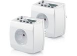 Bearware 2X Timer Digitale Dal Design Compatto Blocco Di Sicurezza Per Bambini / Commutazione Casuale