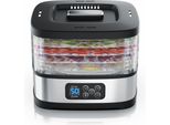 Arendo Disidratatore Con 5 Ripiani, Disidratatore Elettrico Da 240 W Per Frutta, Verdura, Carne, Disidratatore In Acciaio Inox Con Display, Timer E Controllo Della Temperatura (35-70°), Senza Bpa