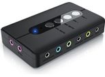 Csl Usb 7.1 Scheda Audio Esterna - Suono Surround 7.1 - Adattatore Audio Stereo - Controllo Volume - Connessione Per Cuffie, Microfono - Esclusione Microfono - Per Pc - Windows 10 11