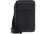 Leonhard Heyden Pelle Borsa Per Cellulare Borsa A Tracolla Den Haag Phone Bag Grey Grigio Scuro
