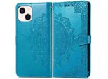 Iphone 13/Iphone 14 Custodia Iphone 13/Iphone 14 Protettiva Flip Cover Mandala In Ecopelle Turchese Imoshion
