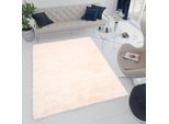 Tappeto Soggiorno Camera Da Letto Monocolore Design Moderno Shaggy Tappeto A Pelo Lungo A Pelo Alto Crema Morbido ÖKotex 160 X 220 Cm