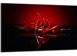 Piastra Di Copertura Per Piano Cottura 80X52Cm 1 Pezzo In Ceramica, Rosso Peperoncino