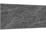 Piastra Di Copertura Del Piano Cottura 90X52 Coperchio Del Piano Cottura In Ceramica Paraspruzzi Piatto In Vetro Tagliere Decorativo, Grigio Ardesia