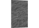 Piastra Di Copertura Del Piano Cottura 30X52 Coperchio Del Piano Cottura In Ceramica Paraspruzzi Piatto In Vetro Tagliere Decorativo, Grigio Ardesia