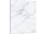 Piastra Di Copertura Del Piano Cottura 40X52 Coperchio Del Piano Cottura In Ceramica Paraspruzzi Piatto In Vetro Tagliere Decorativo, Marmo Bianco