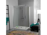 Box Doccia 150X70 Con Lato Fisso E Apertura Scorrevole | Dream