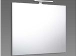 Specchio A Filo Lucido Cm 100X70 Reversibile Con Lampada A Led
