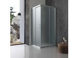 Box Doccia 80X80 Quadrato Cristallo Opaco 6 Mm | Giada