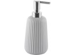 Dispenser Per Sapone Liquido Da Appoggio In Vetroceramica Grigia | Dory