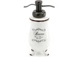 Dosasapone D'appoggio Shabby In Ceramica Bianca | Amelia