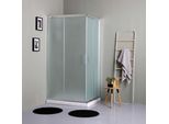 Cabina Doccia Rettangolare 90X70 Satinato 6Mm Scorrevoli | Giada